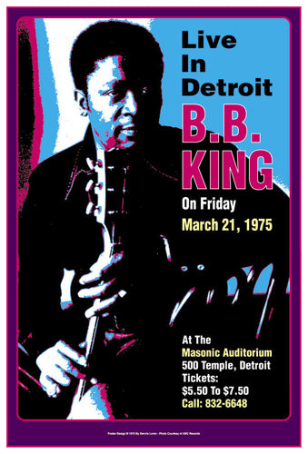 B.B. King Masonic Auditorium Detroit 1974