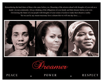 Dreamer Trio Peace Power Respect